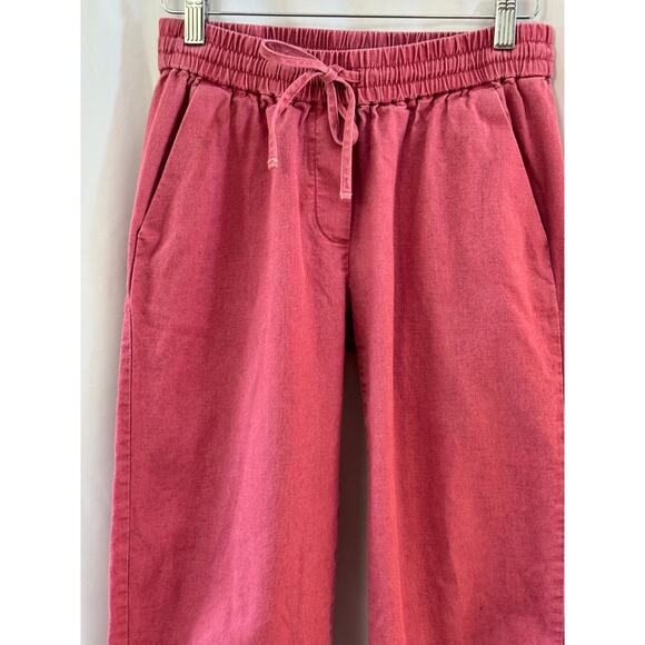 J. Crew Linen-Cotton Blend Coral Pants - Women’s Size 0 - Picture 3 of 15